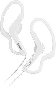 Sony MDR-AS200/WHI Active Sports Water-Resistant Headphones
