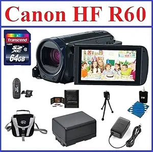 Canon VIXIA HF-R60 Full HD Camcorder Bundle with Accessories