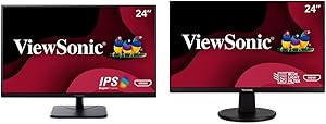ViewSonic VA2456-MHD & VA2447-MH 24" Monitor Bundle
