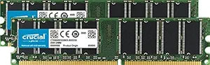 Crucial 2GB Kit DDR PC3200 Memory Upgrade