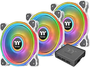 Thermaltake CL-F100-PL12SW Riing Quad 12 RGB Radiator Fan 3-Pack — main product image