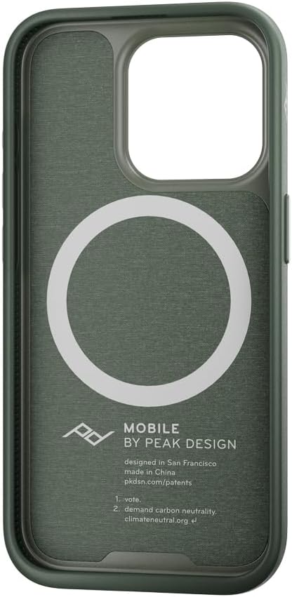 Peak Design M-MC-BK-SG-2-CA Mobile Everyday Case iPhone 15 Pro - Sage