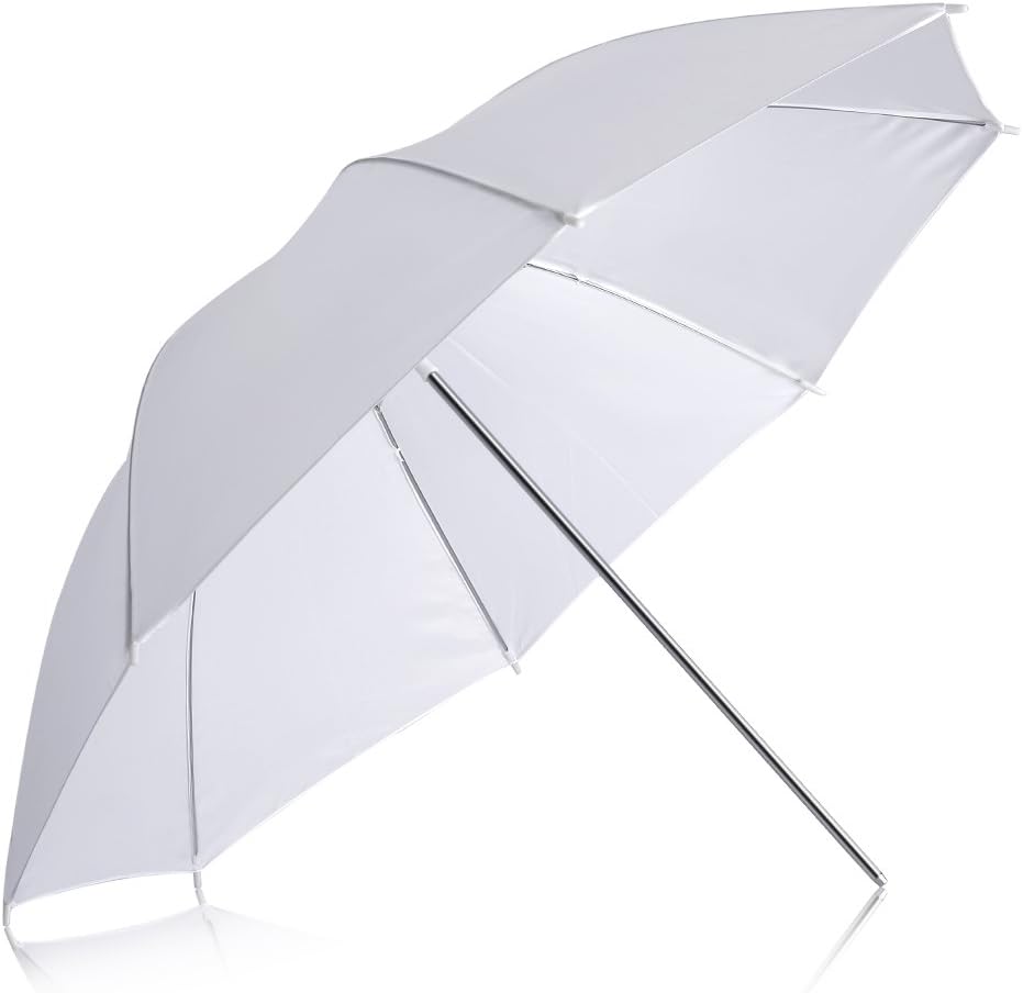 Neewer 10000125 33" White Translucent Reflector Umbrella