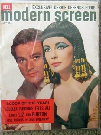 Dell JULY 1962 Modern Screen Magazine Elizabeth Taylor