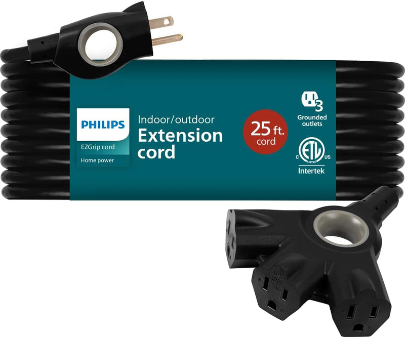 Philips SPC3253ZB/37-T1 EZGrip Outdoor Extension Cord 25 Ft — main product image