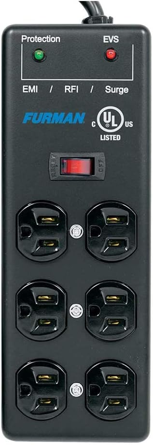 Furman SS-6B-PRO 6-Outlet 15' Surge Protector 2-Pack