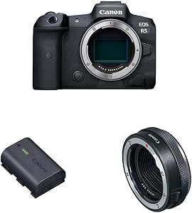 Canon eos EOS R5 Mirrorless Camera w/ EF Adapter
