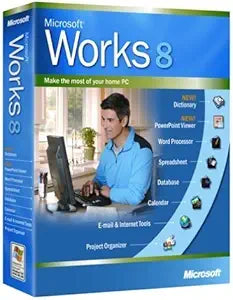 Microsoft Works 8.0 WIN32 English Disk Kit — main product image