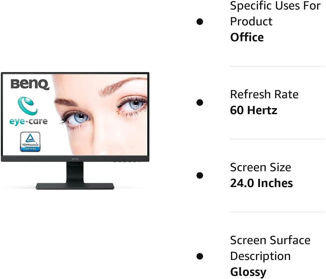 BenQ GW2480T 24" FHD IPS Eye-Care Computer Monitor