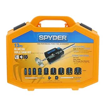 Spyder 600887 13 Piece Bi-Metal Hole Saw Kit — main product image