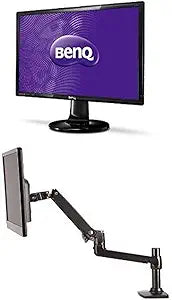 BenQ GL2460HM 24-Inch Monitor with Amazon Basics Mount