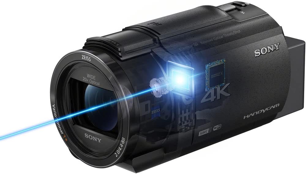 Sony FDR-AX43 4K Camcorder Bundle (Renewed)