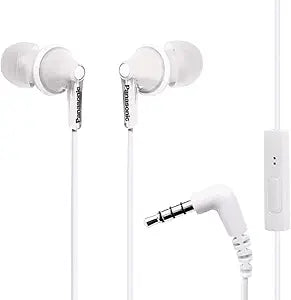 Panasonic RP-TCM125-W ErgoFit Wired Earbuds White