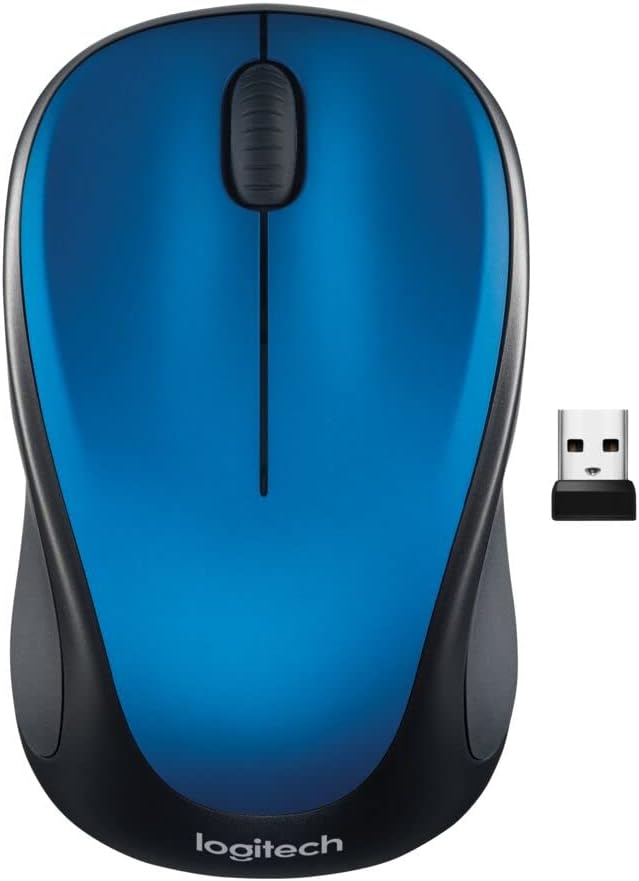 Logitech 910-002901 M317 Blue Wireless Mouse — main product image