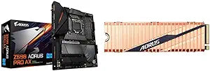 Gigabyte Z590 AORUS PRO AX Gaming Motherboard & 2TB SSD — main product image