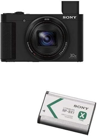 Sony DSCHX80/B High Zoom Camera Plus Battery — main product image