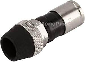 Monoprice 108574 RG-6U Integrated-Port Seal M/F Connector 50-Piece