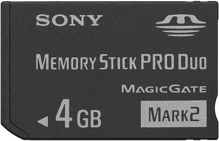 Sony MSMT4G/TQ 4GB Memory Stick Pro Duo