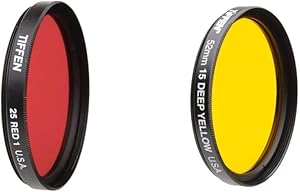 Tiffen 49 Red 25 - Filter & 49mm 15 Filter (Yellow) Kit