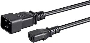 Monoprice 142054 3-Prong Power Cord 1ft — main product image
