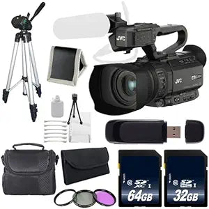 JVC JVCGYHM200 4KCAM Compact Camcorder Bundle