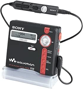 Sony MZN707BLACK Net MD Walkman Player/Recorder (Black) — main product image