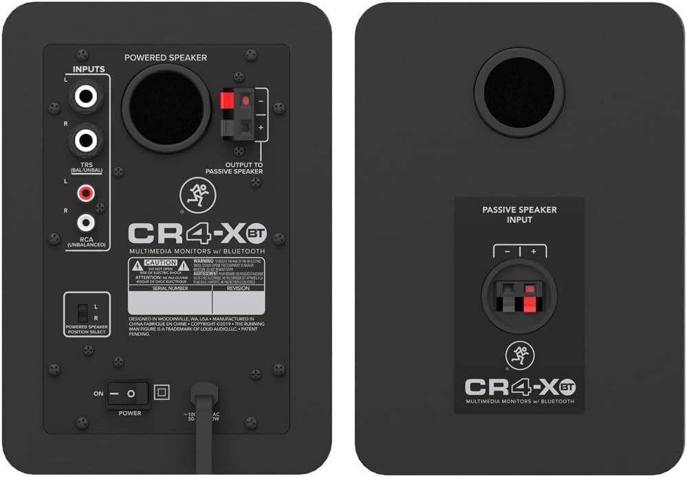 Mackie E9MKIECR4XBT CR4-XBT 4-inch Bluetooth Studio Monitors