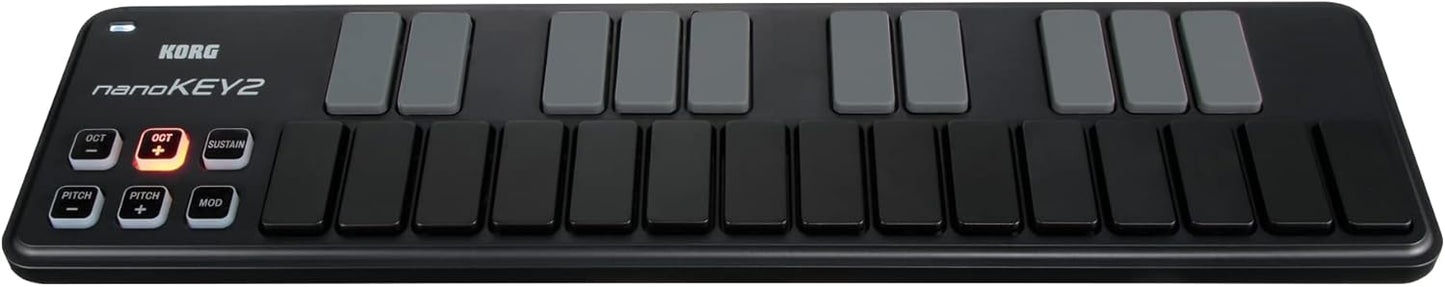 Korg NANOKEY2BK 25-Key Slimline MIDI Controller