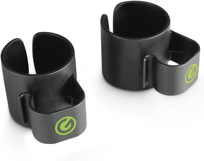 Gravity GSACC35B Speaker Pole: 35mm Cable Clips, 2-Pack, ABS — main product image