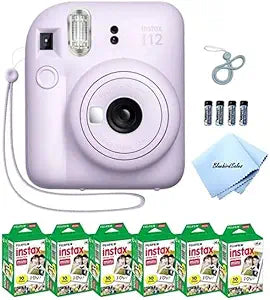 Fujifilm Mini 12 Instant Camera Starter Bundle Purple — main product image