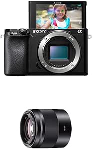 Sony Alpha A6100 Mirrorless Camera + 50mm Lens