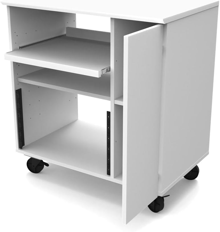 Glorious 246885 Modular Side Rack White Studio Furniture