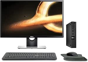 Dell 9020RN115 Optiplex Micro PC i5 16GB 500GB SSD with 24" Display (Renewed)