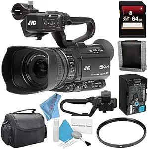JVC GY-HM250U-1 UHD 4K Streaming Camcorder Bundle