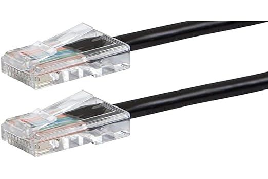 Monoprice 113402 Cat6 Ethernet Patch Cable 2ft Black Zeroboot — main product image