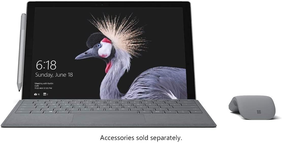 Microsoft Surface Pro 5 M3, 4GB, 128GB SSD, Renewed
