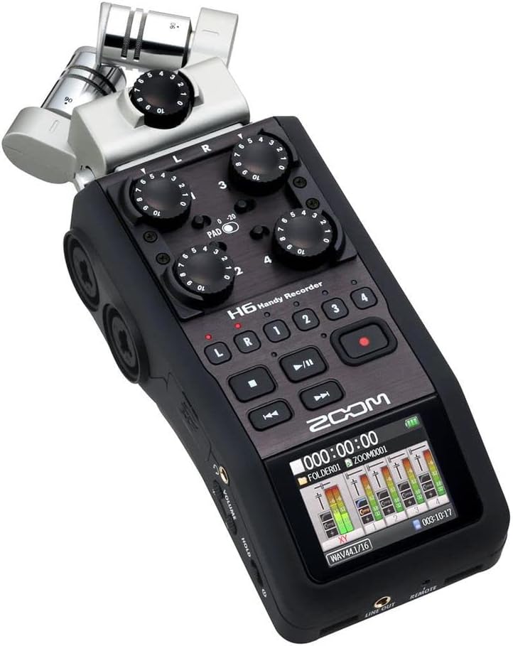 Zoom H6 Handy Recorder Six-Track Audio Recorder — main product image