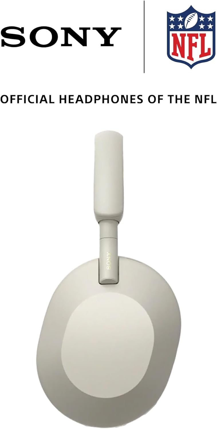 Sony WH1000XM5/S Wireless Noise Canceling Headphones Silver