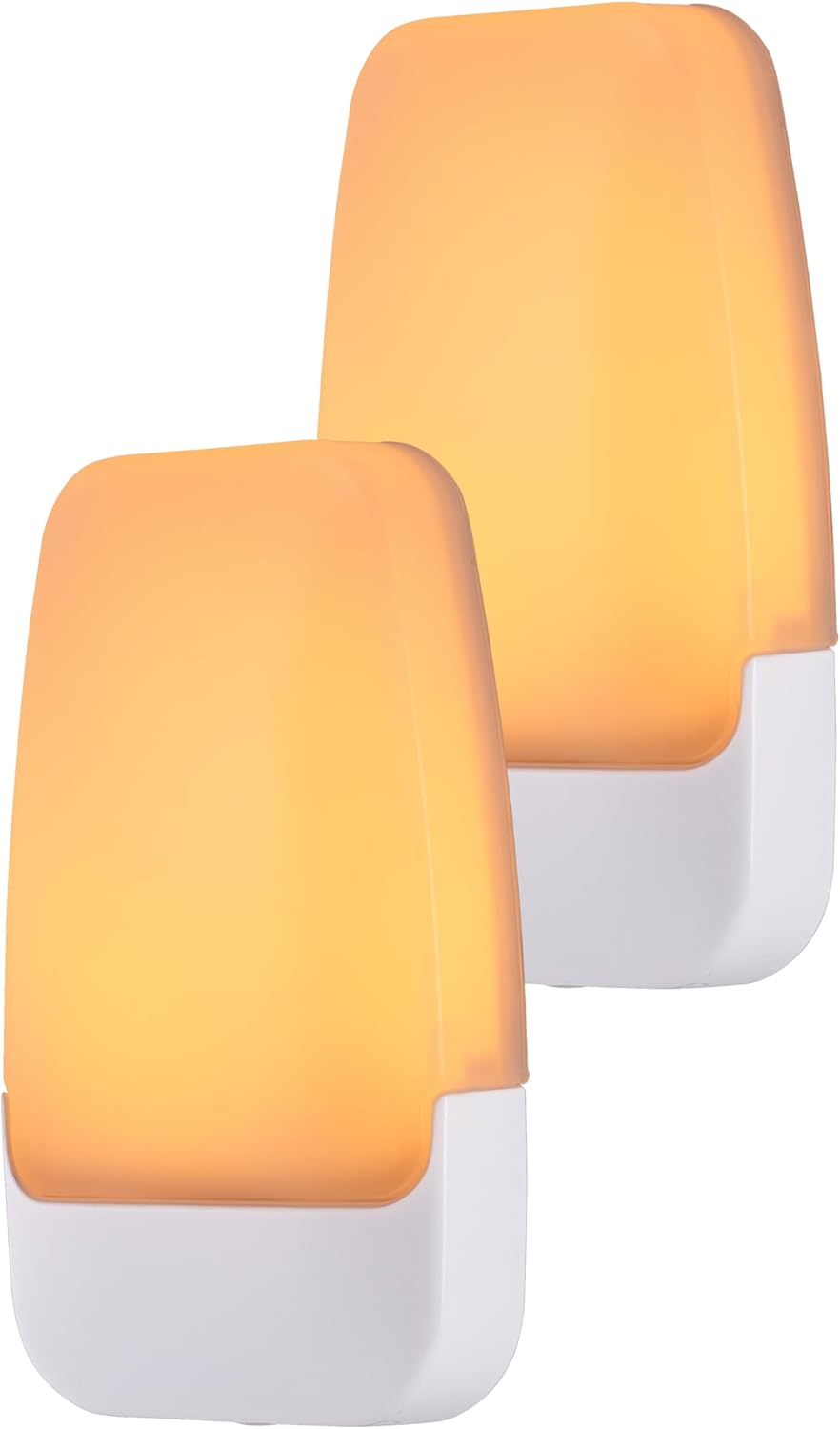 GE 76135 Amber LED Dusk-to-Dawn Night Light 2-Pack