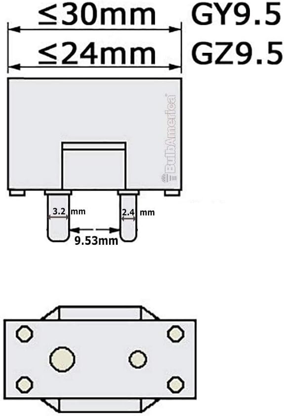 Ushio BVE 625W 120V 3350K Halogen Lamp