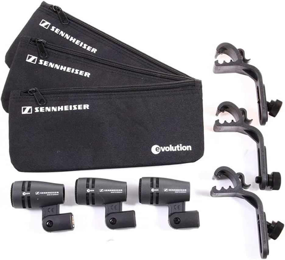 Sennheiser E604 Dynamic Instrument Microphone Kit 3-Pack