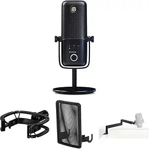 Elgato Wave 3 Pro USB Condenser Microphone Streaming Set