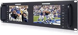 FEELWORLD D71: 3RU Dual 7" 3G SDI Broadcast Rack Monitor