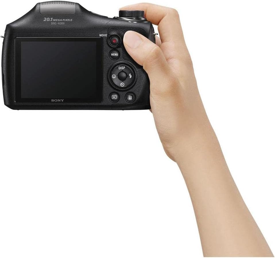 Sony DSCH300/B Cyber-shot 20.1MP Digital Camera (Black)