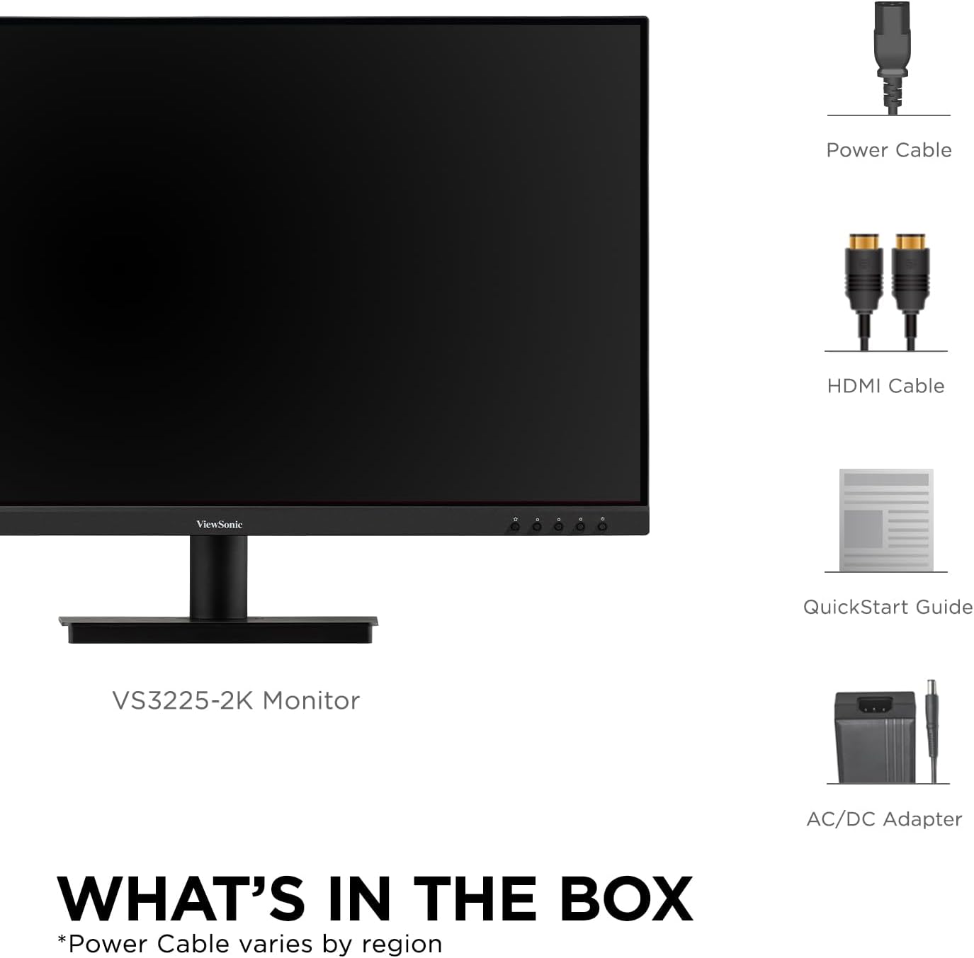ViewSonic VS3225-2K 32 Inch QHD IPS Monitor