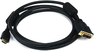 Monoprice 102404 6ft HDMI to DVI Adapter Cable with Ferrite
