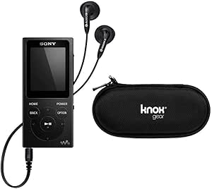 Sony NWE393 4GB Walkman MP3 Player Black Bundle