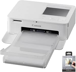 Canon E2CNCP1500WH SELPHY CP1500 White Photo Printer Bundle