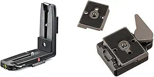 Manfrotto MS050M4-Q2 L Bracket & 323 RC2 Quick Release Adapter