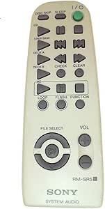 Sony RM-SR5 Mini System Remote Control Fresh Batteries